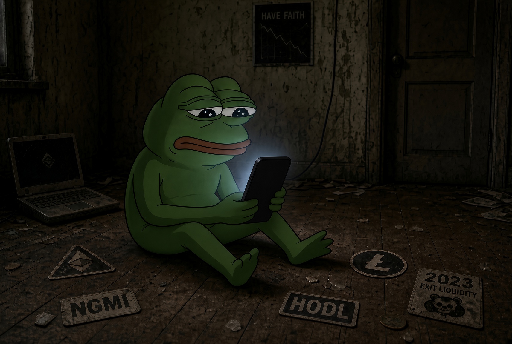 The original green Pepe, alone